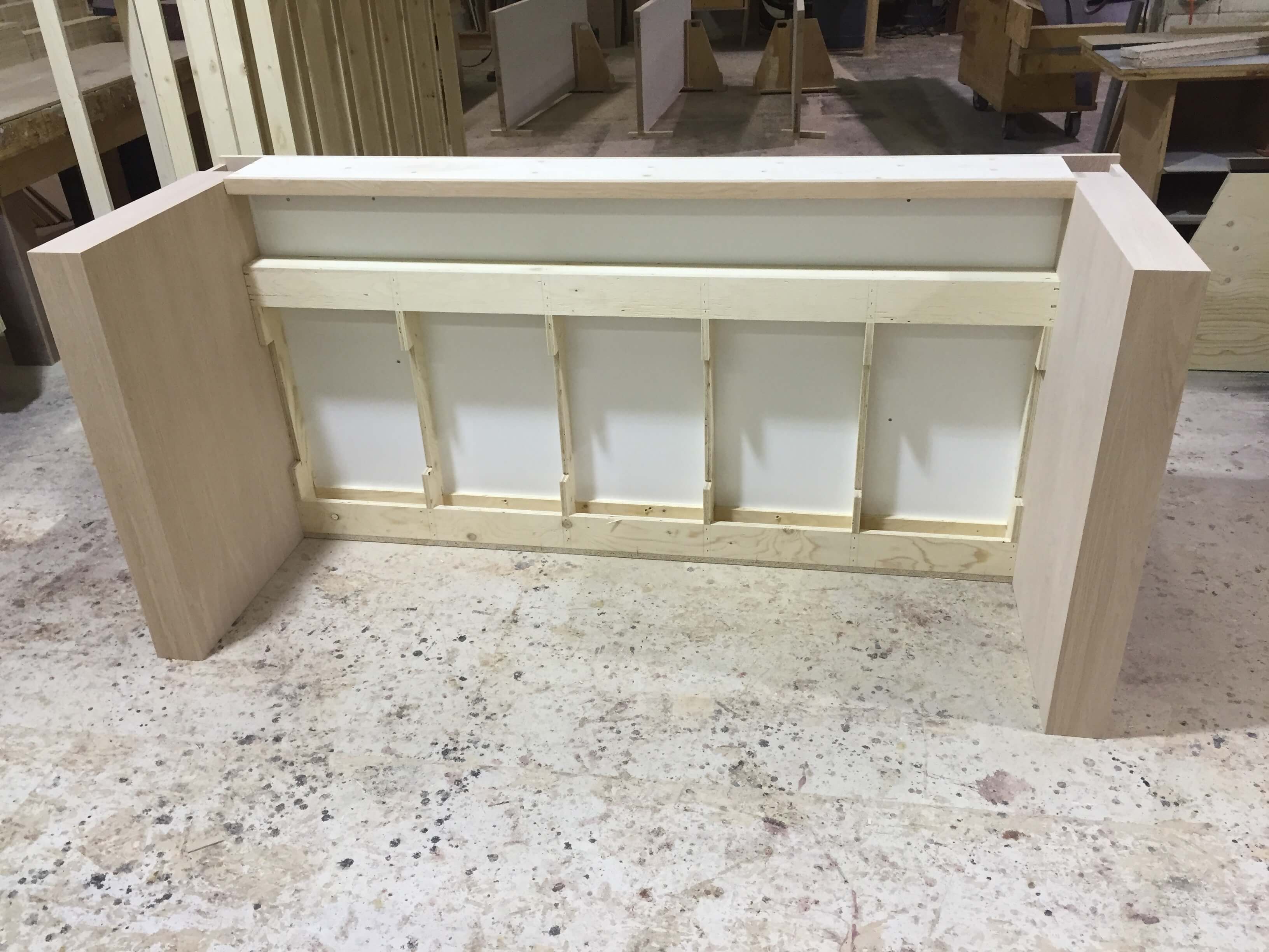 antic design commercial millwork install 8